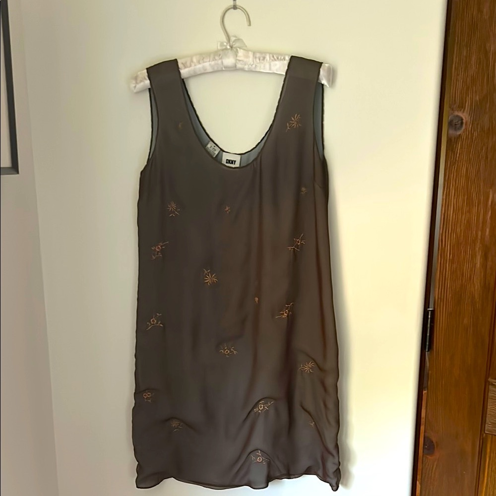 Vintage DKNY scarf dress